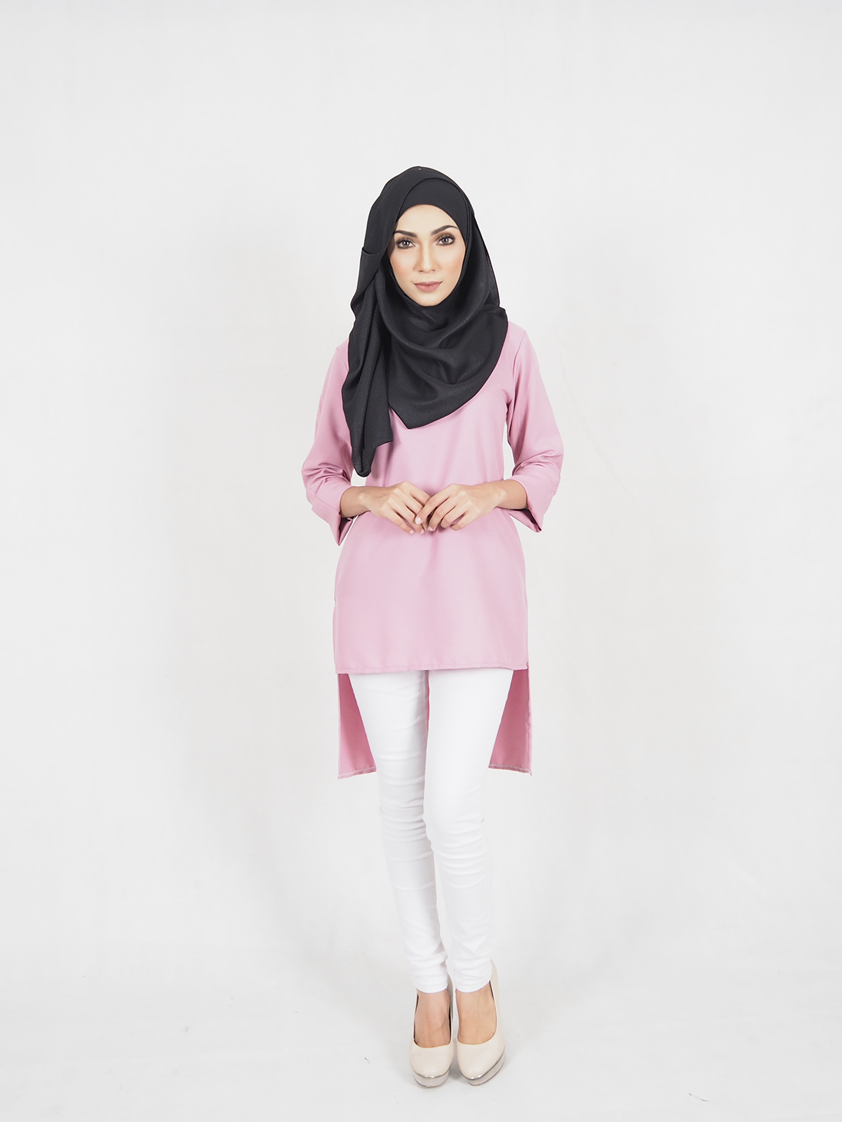 SW4365 Blouse (Plus Size) Pink