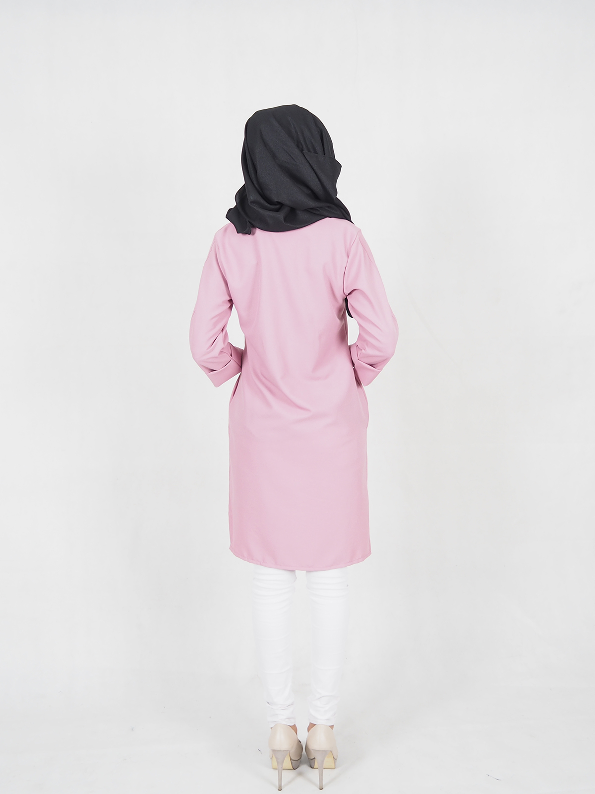 SW4365 Blouse (Plus Size) Pink