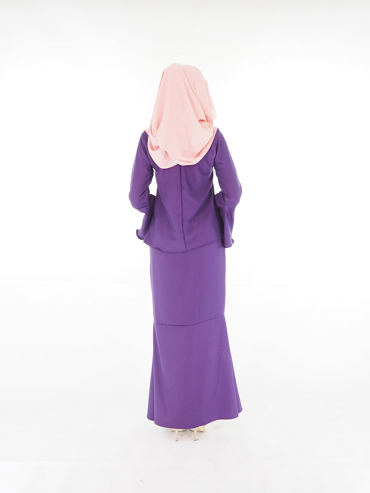 SW4366 Baju Kurung (PLUS SIZE) Purple