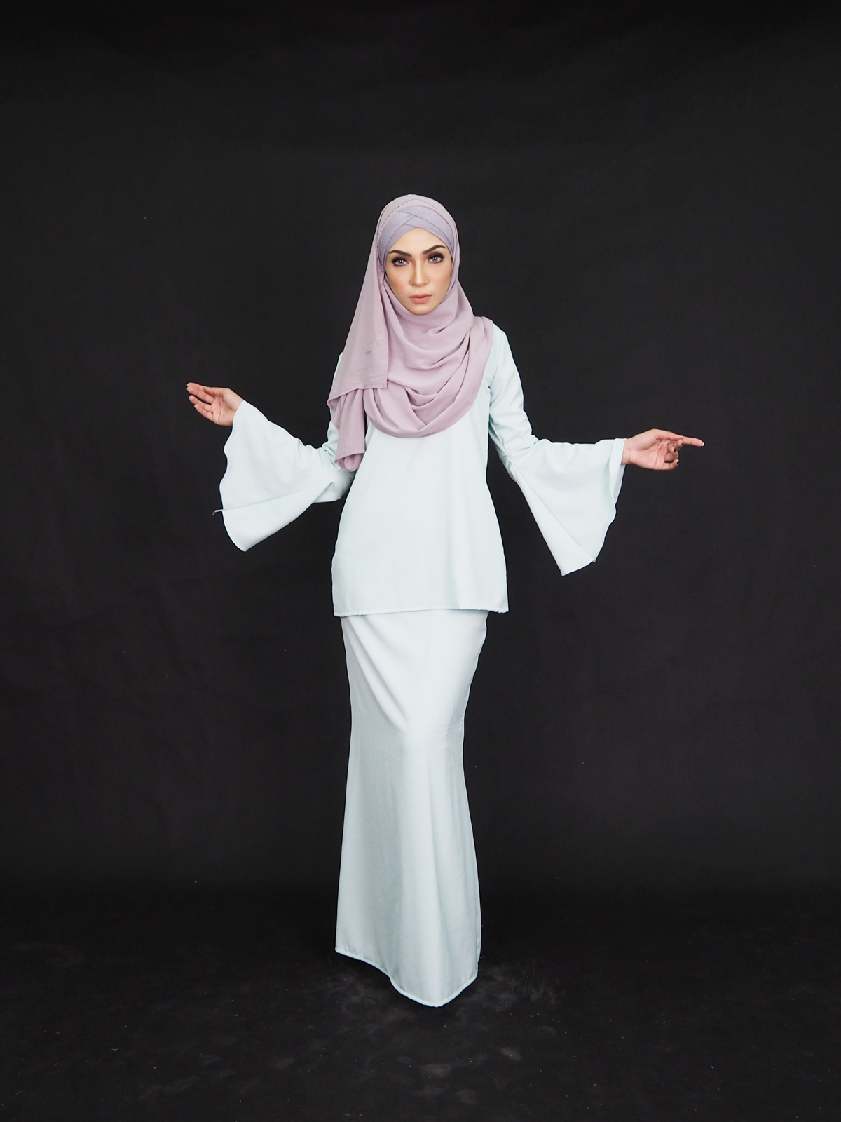 SW4367 Baju Kurung (PLUS SIZE) Green