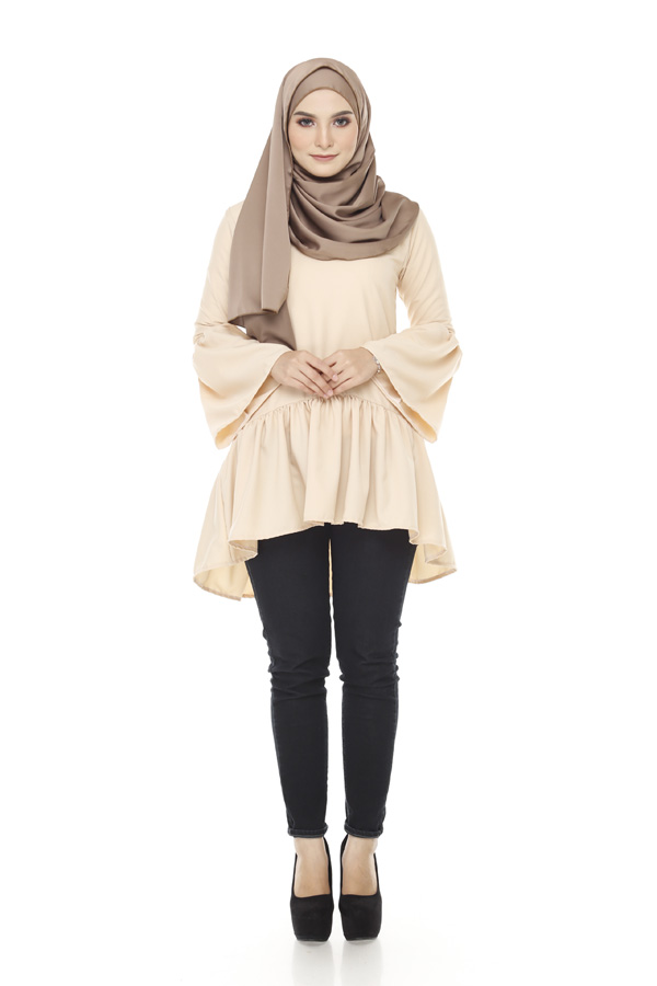 SW4369 Blouse (PLUS SIZE) Cream