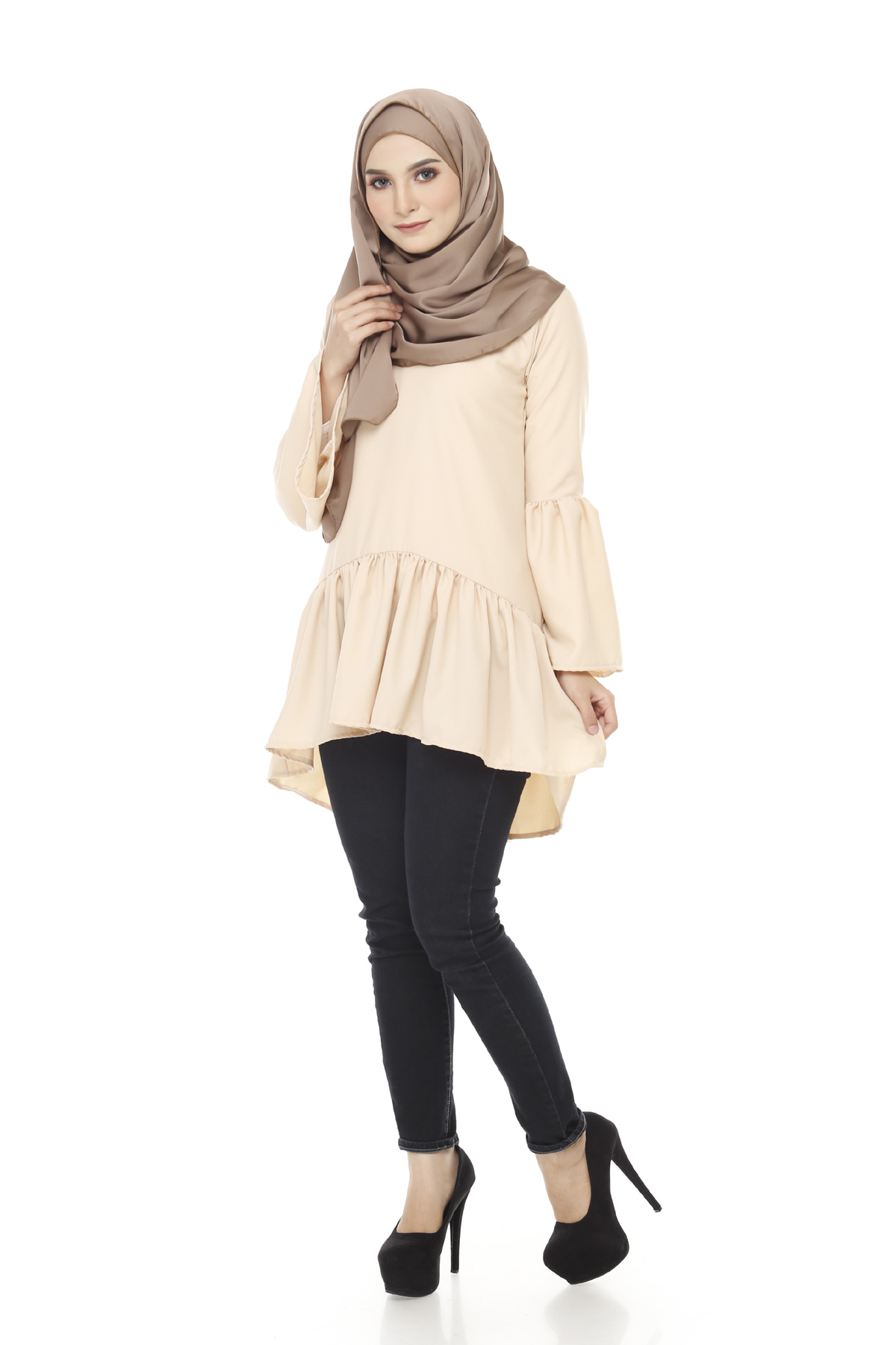 SW4369 Blouse (PLUS SIZE) Cream