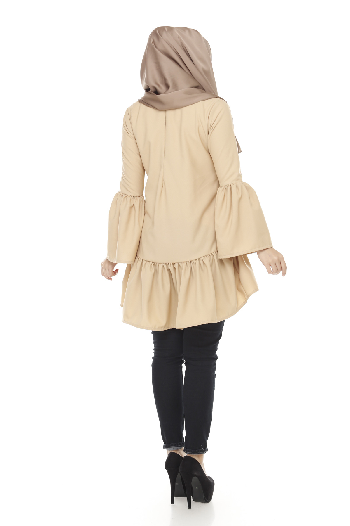 SW4369 Blouse (PLUS SIZE) Dark Brown