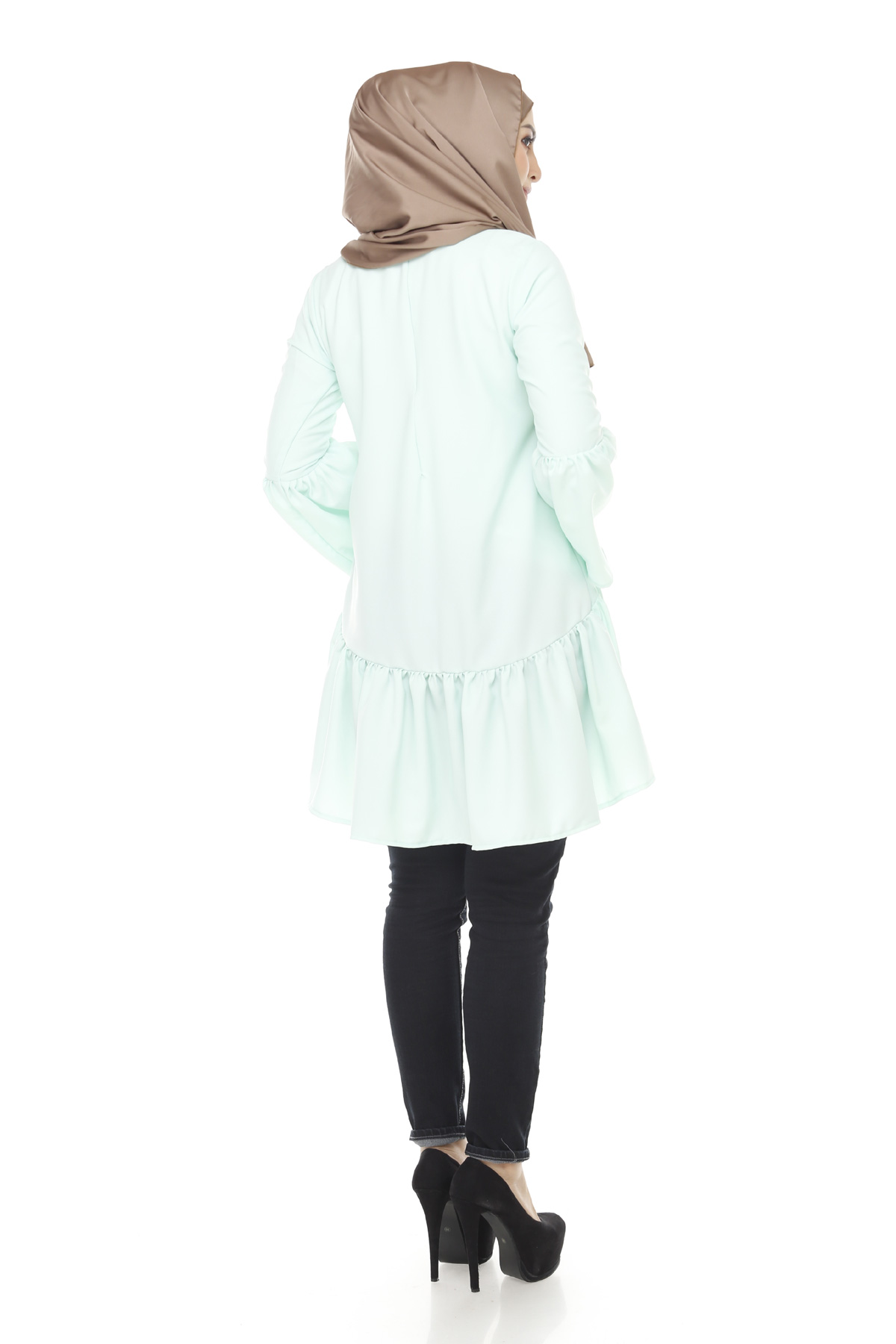 SW4369 Blouse (PLUS SIZE) Green