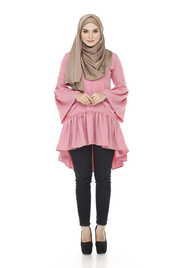SW4369 Blouse (PLUS SIZE) Pink