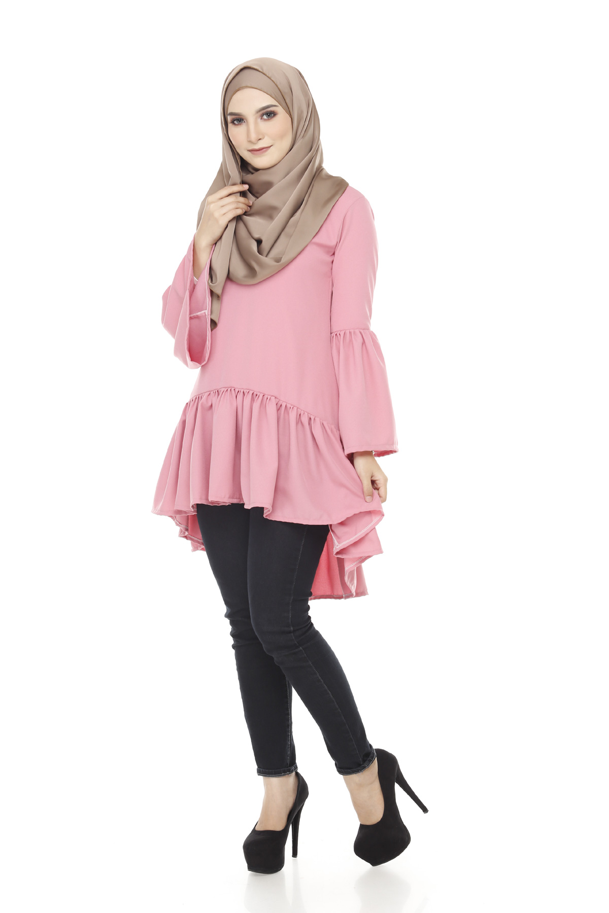 SW4369 Blouse (PLUS SIZE) Pink