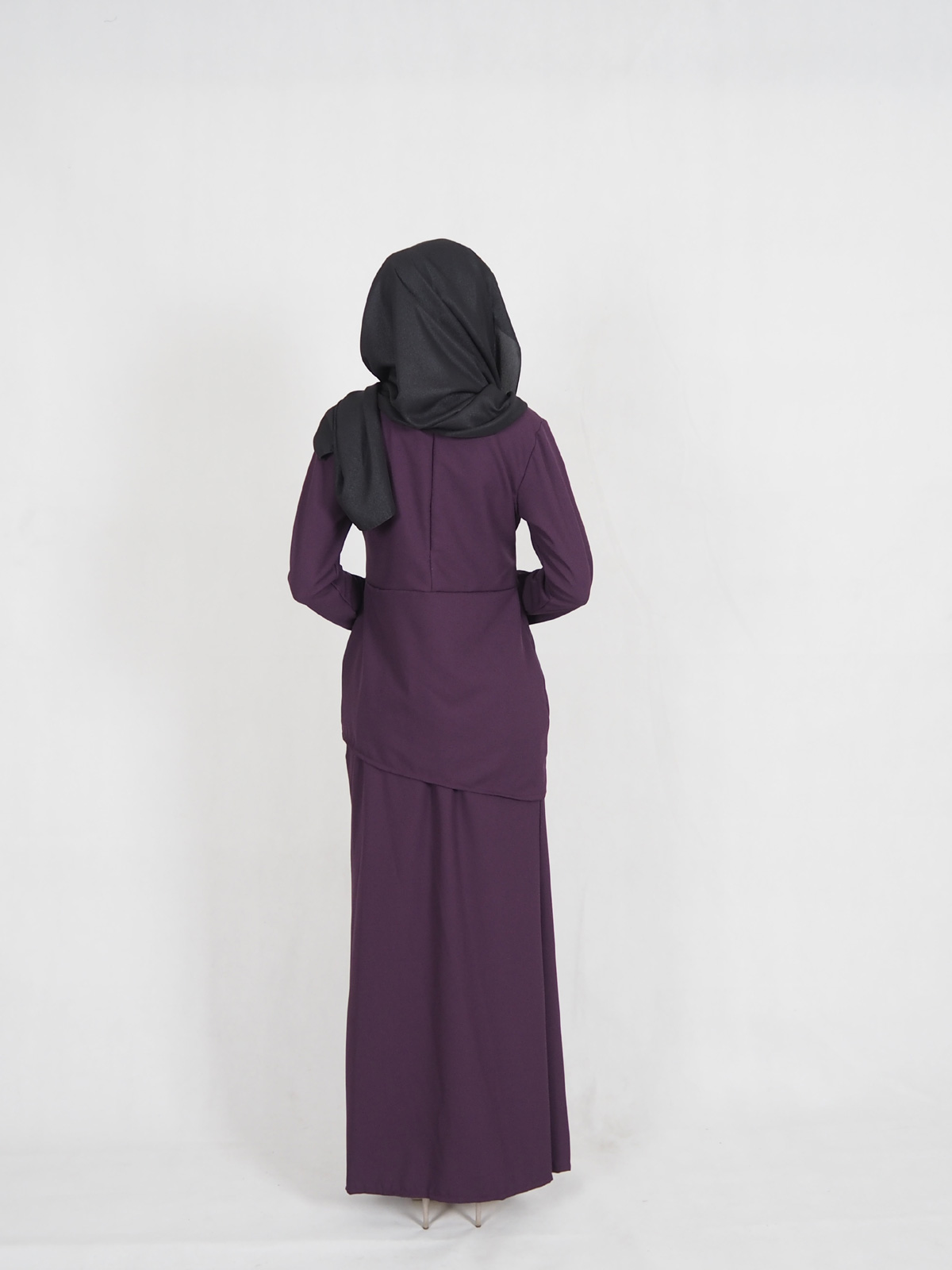 SW4374 Baju Kurung (BREASTFEEDING) Purple