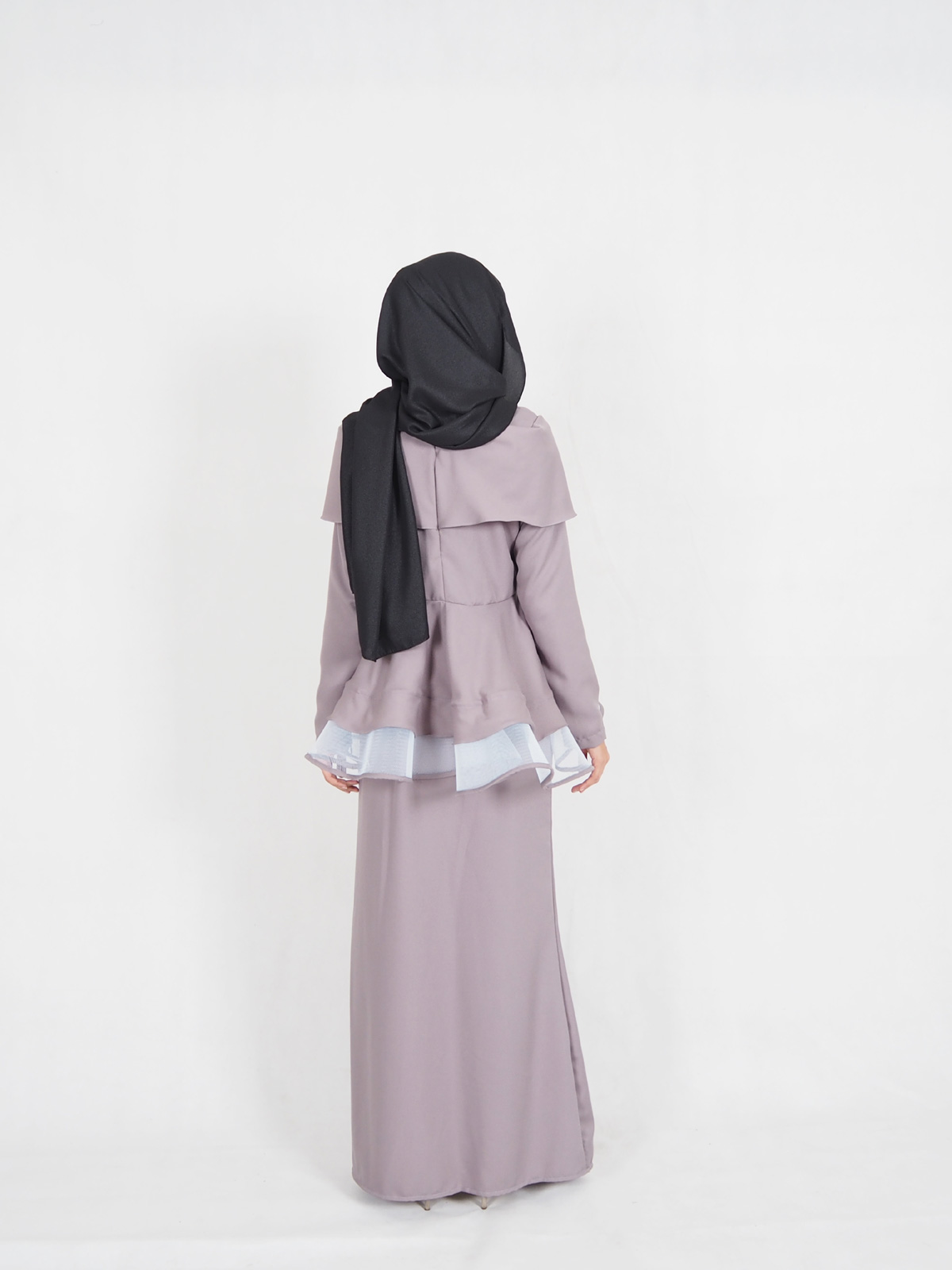 SW4377 Baju Kurung (BREASTFEEDING) Grey