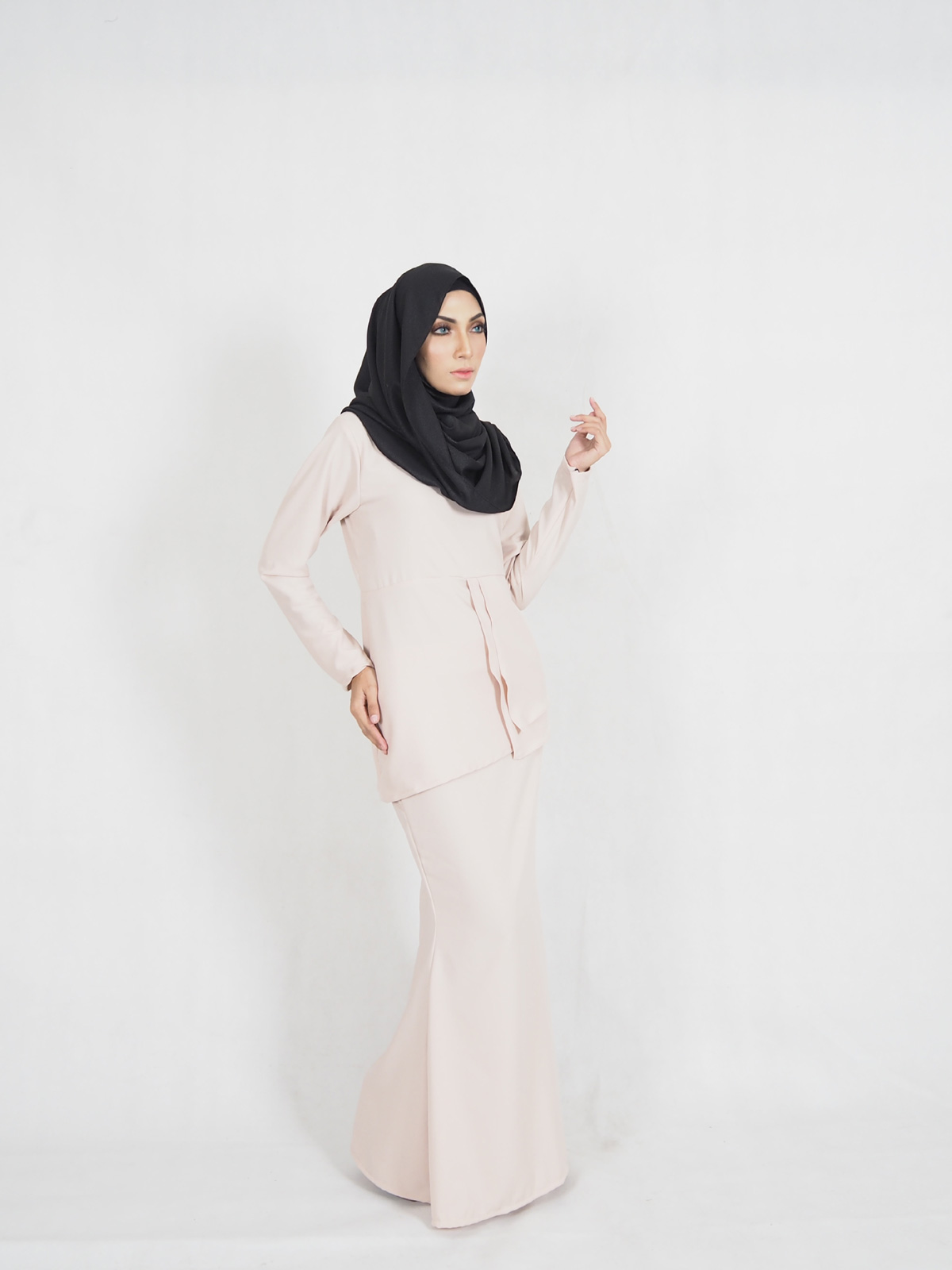 SW4378 Baju Kurung (BREASTFEEDING) Cream