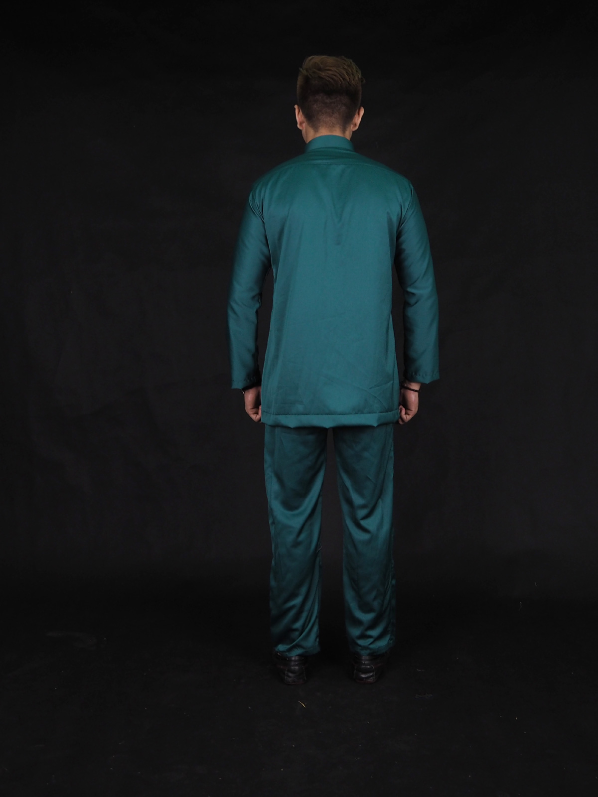 SW4382 Top+Pant Malay (PLUS SIZE MEN) Green