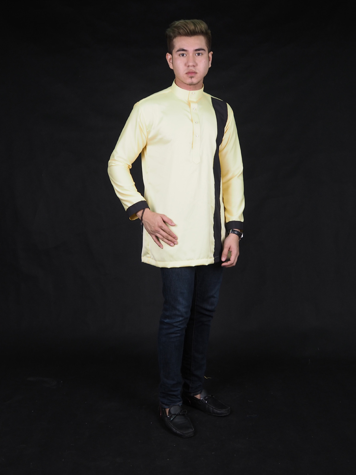 SW4386 Kurta (PLUS SIZE MEN) Yellow