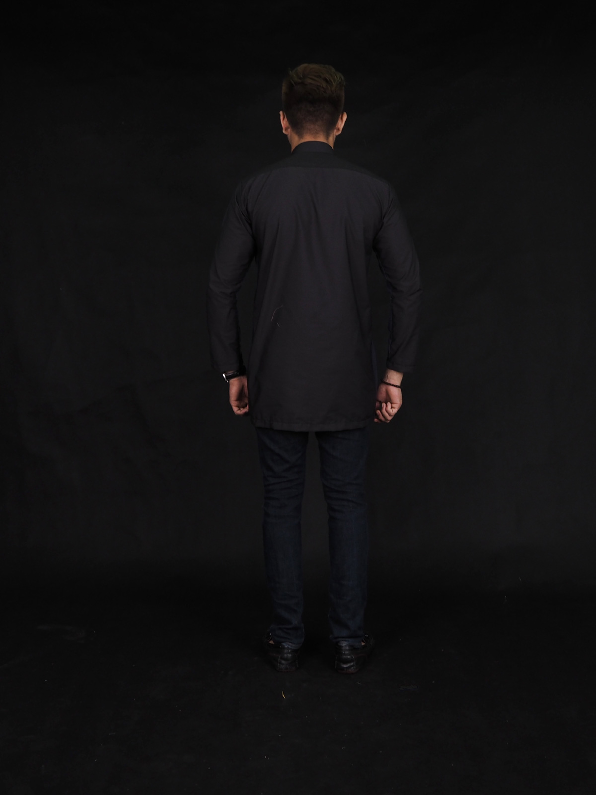 SW4387 Kurta (PLUS SIZE MEN) Dark Blue