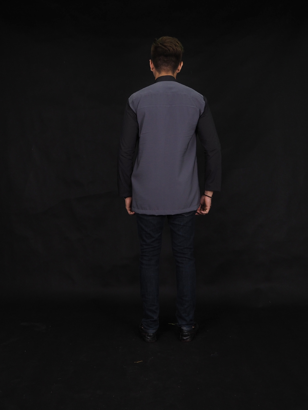 SW4387 Kurta (PLUS SIZE MEN) Grey