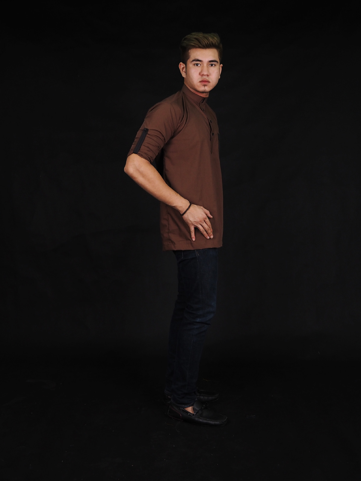 SW4391 Kurta (PLUS SIZE MEN) Brown