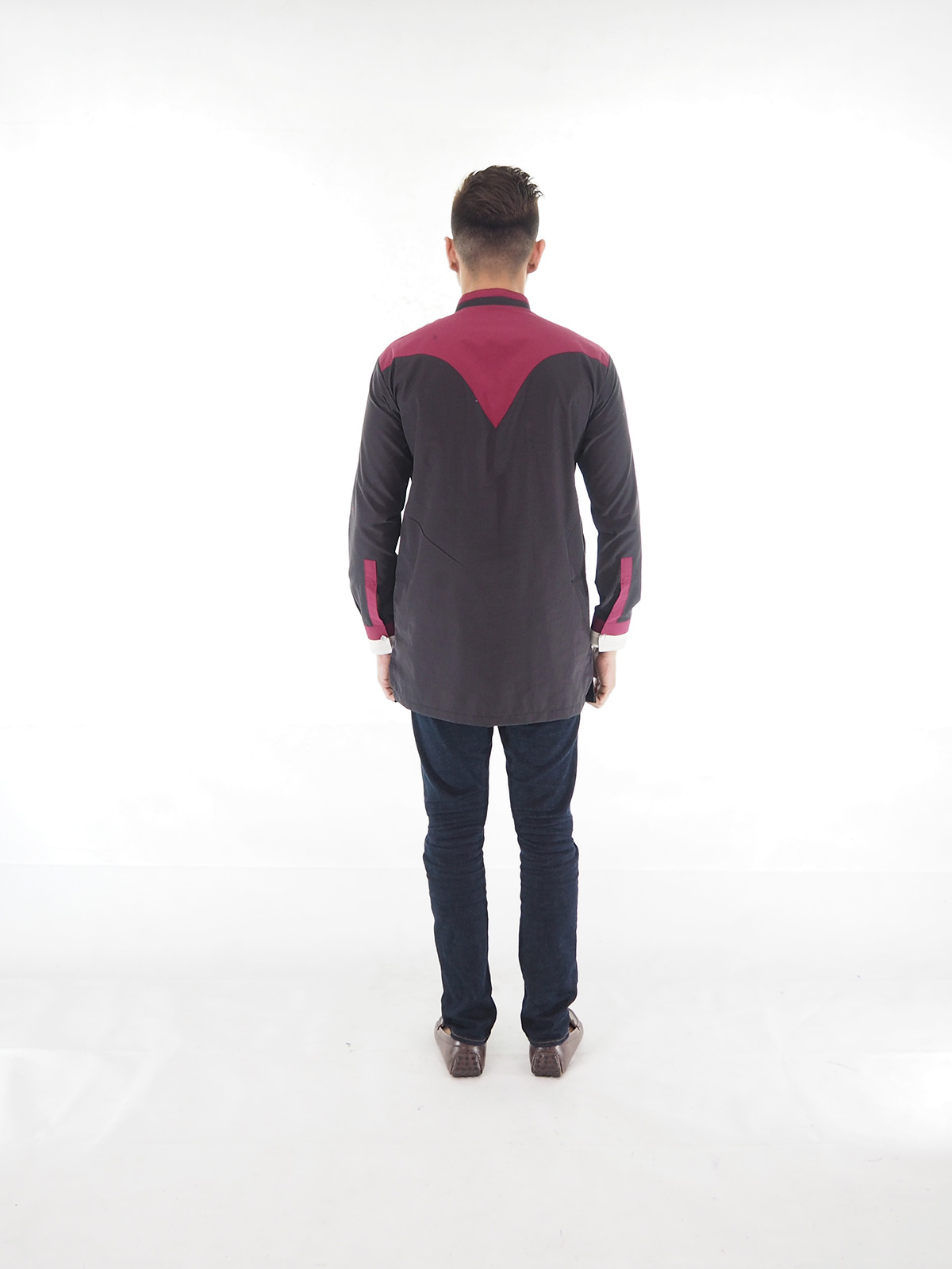 SW4396 Kurta Men (PLUS SIZE) Black