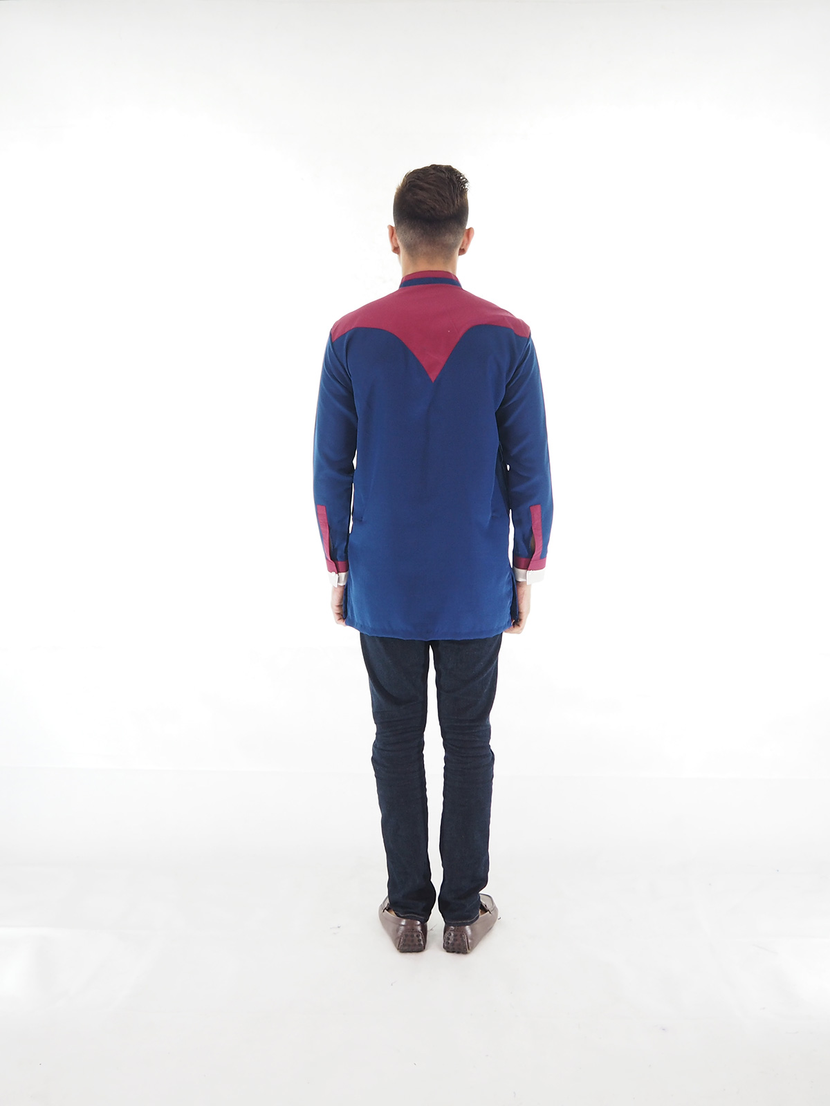SW4396 Kurta Men (PLUS SIZE) Dark Blue