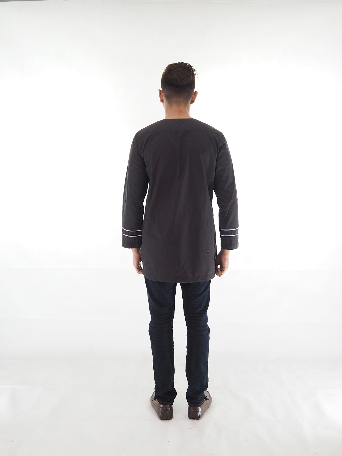 SW4398 Kurta Men(PLUS SIZE) Black