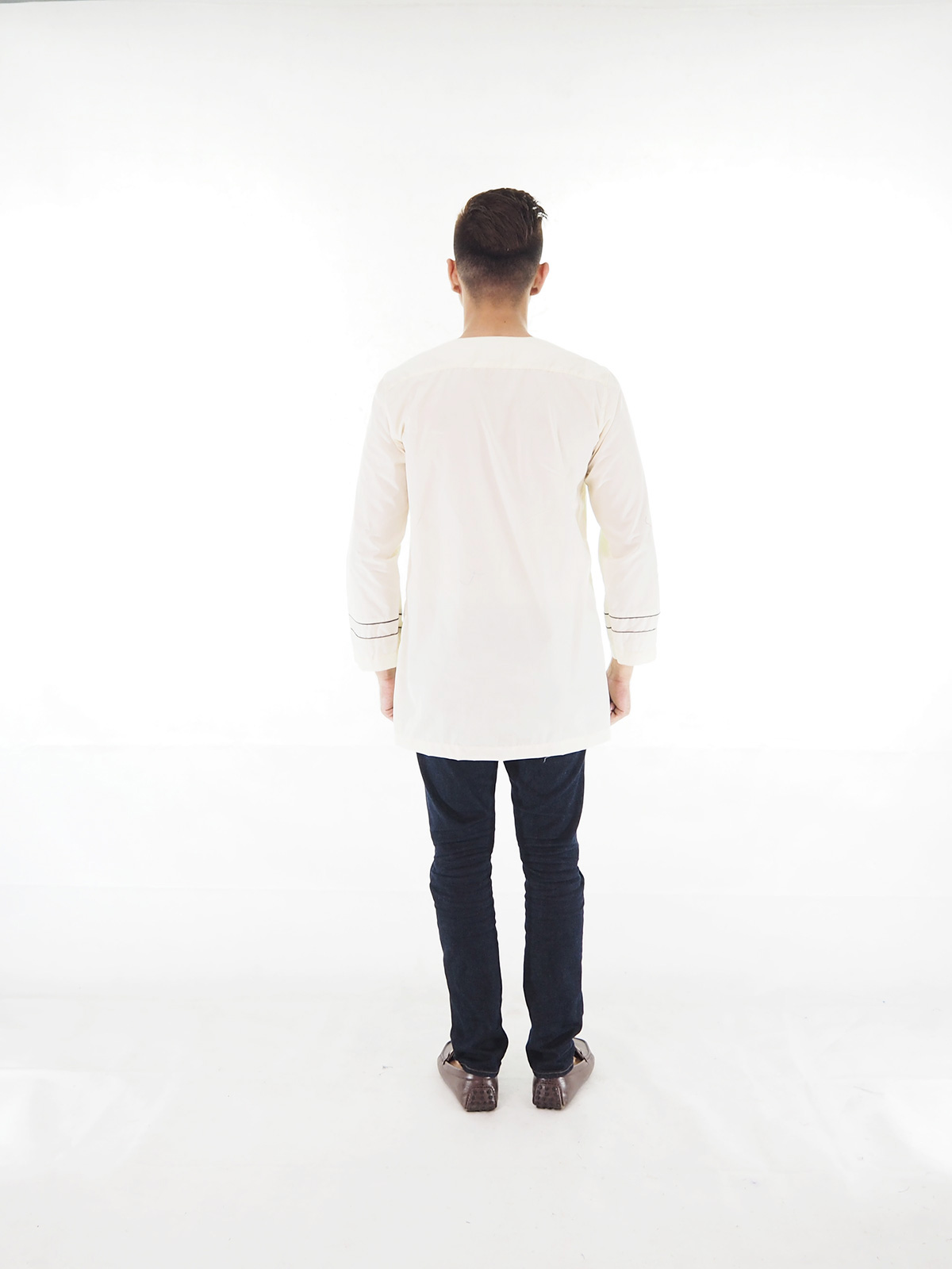 SW4398 Kurta Men(PLUS SIZE) Cream