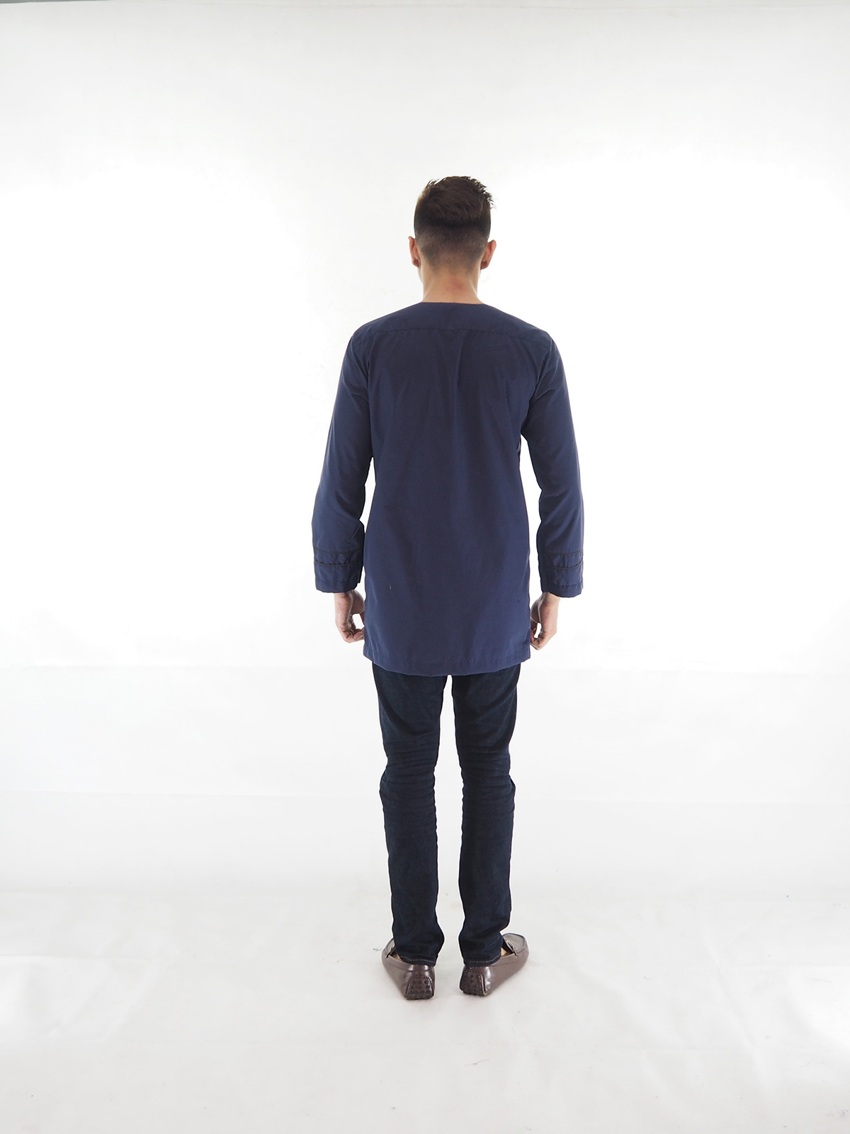 SW4398 Kurta Men(PLUS SIZE) Dark Blue