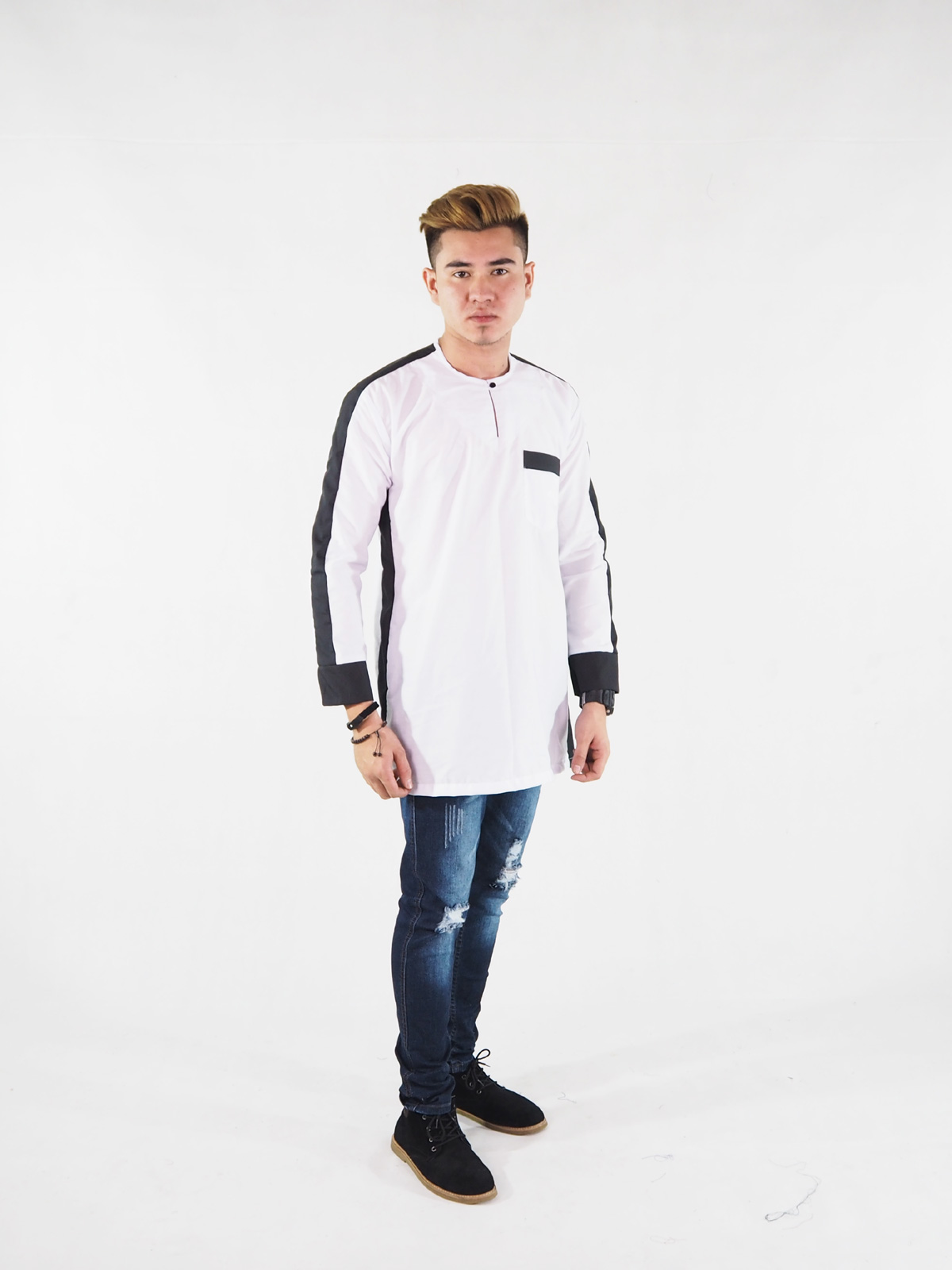 SW4400 Kurta (PLUS SIZE MEN) White