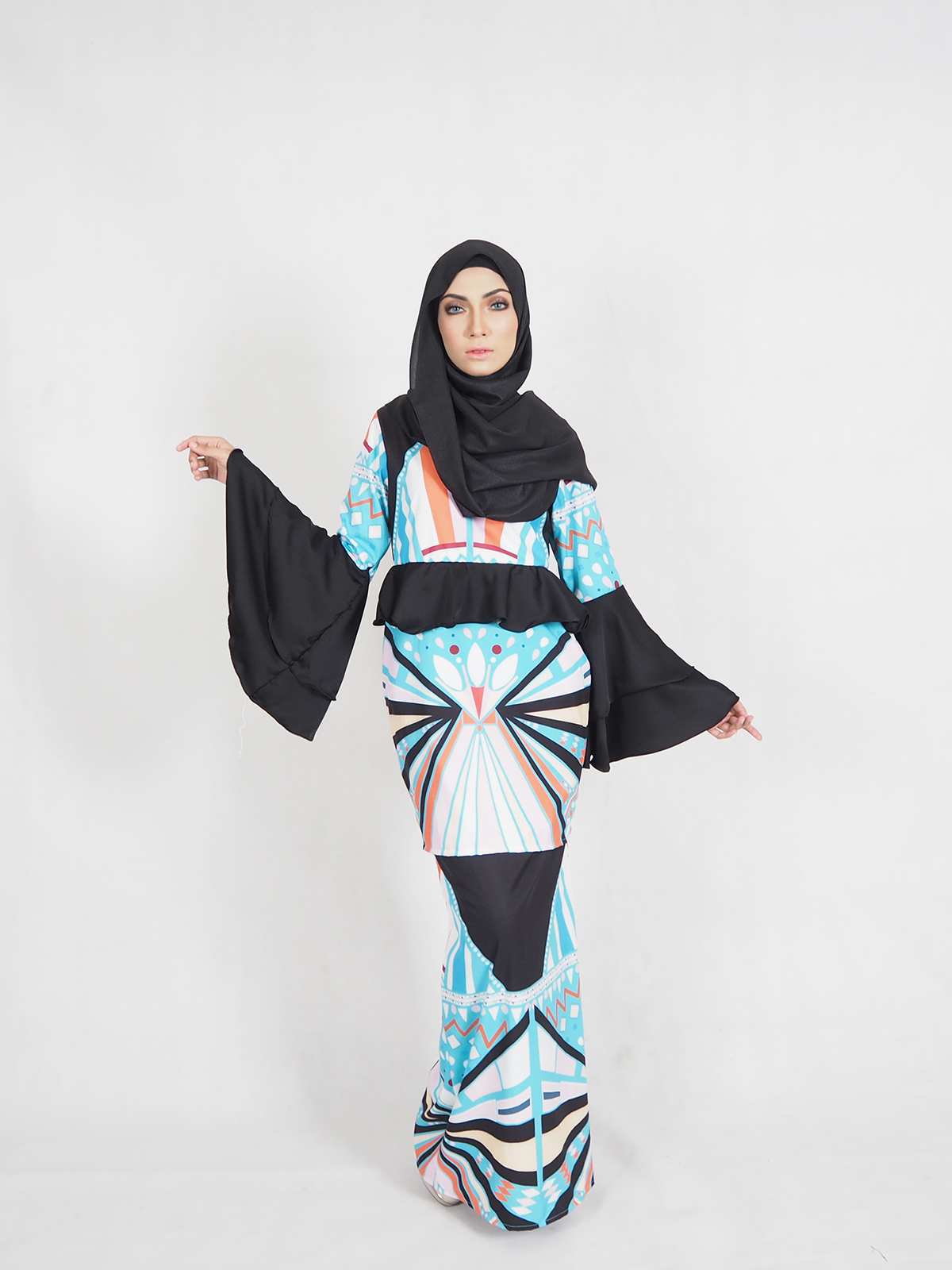SW4408 Baju Kurung (PLUS SIZE MATERNITY ) As Pic