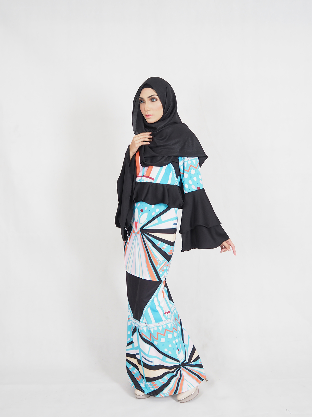 SW4408 Baju Kurung (PLUS SIZE MATERNITY ) As Pic