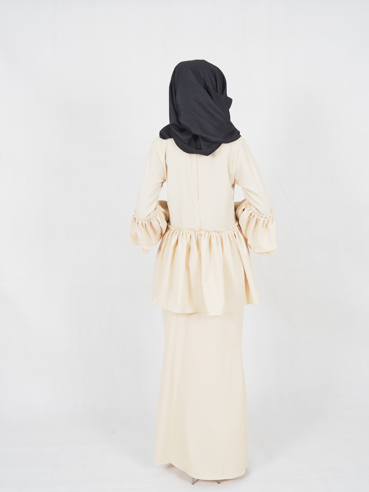 SW4410 Baju Kurung (PLUS SIZE MATERNITY) Cream