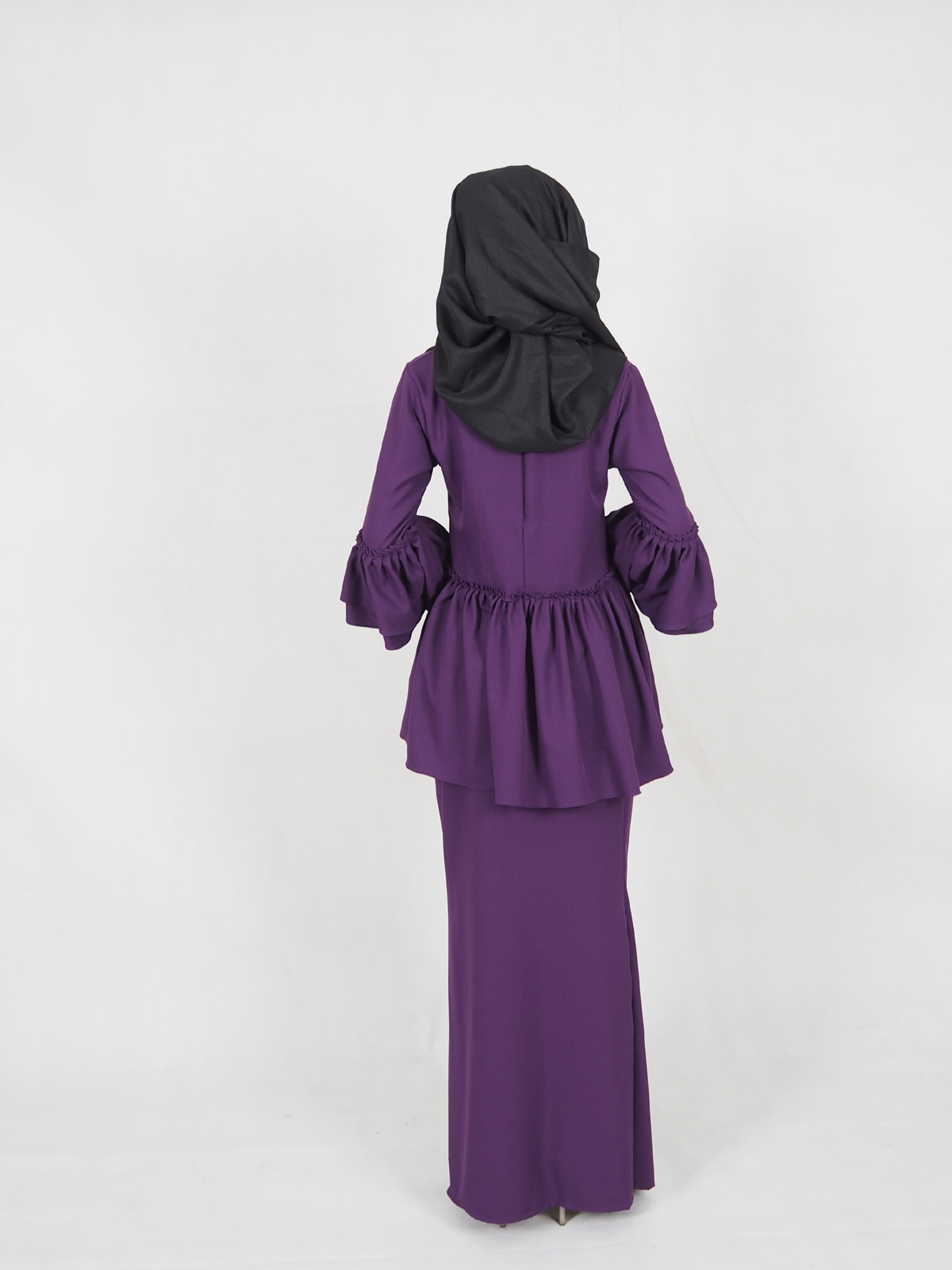 SW4410 Baju Kurung (PLUS SIZE MATERNITY) Purple