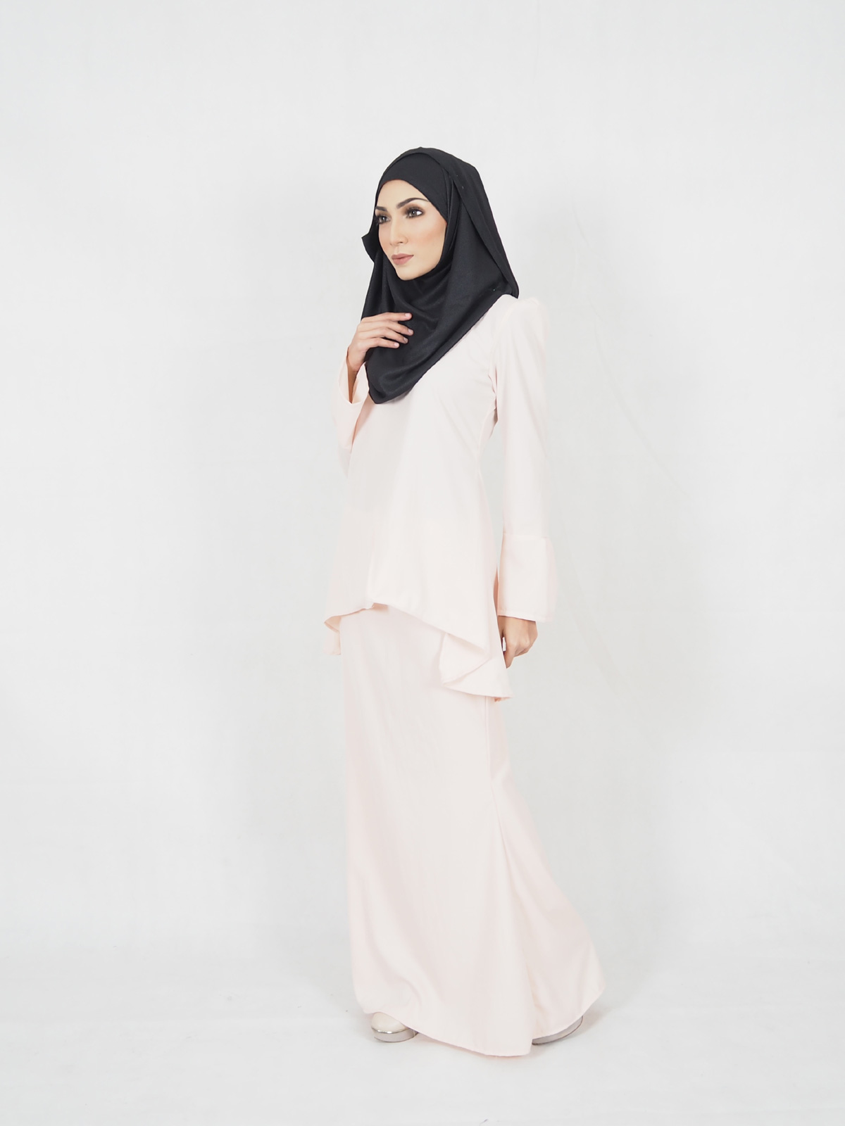 SW4411 Baju Kurung (PLUS SIZE MATERNITY) Peach