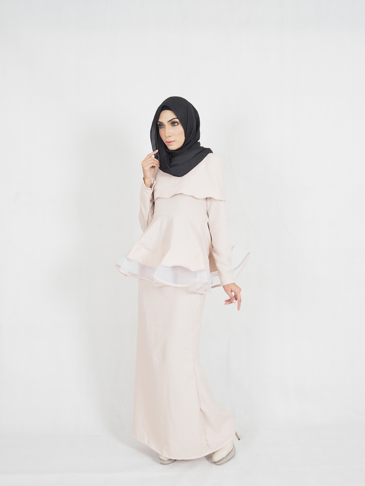 SW4413 Baju Kurung (Maternity) Cream