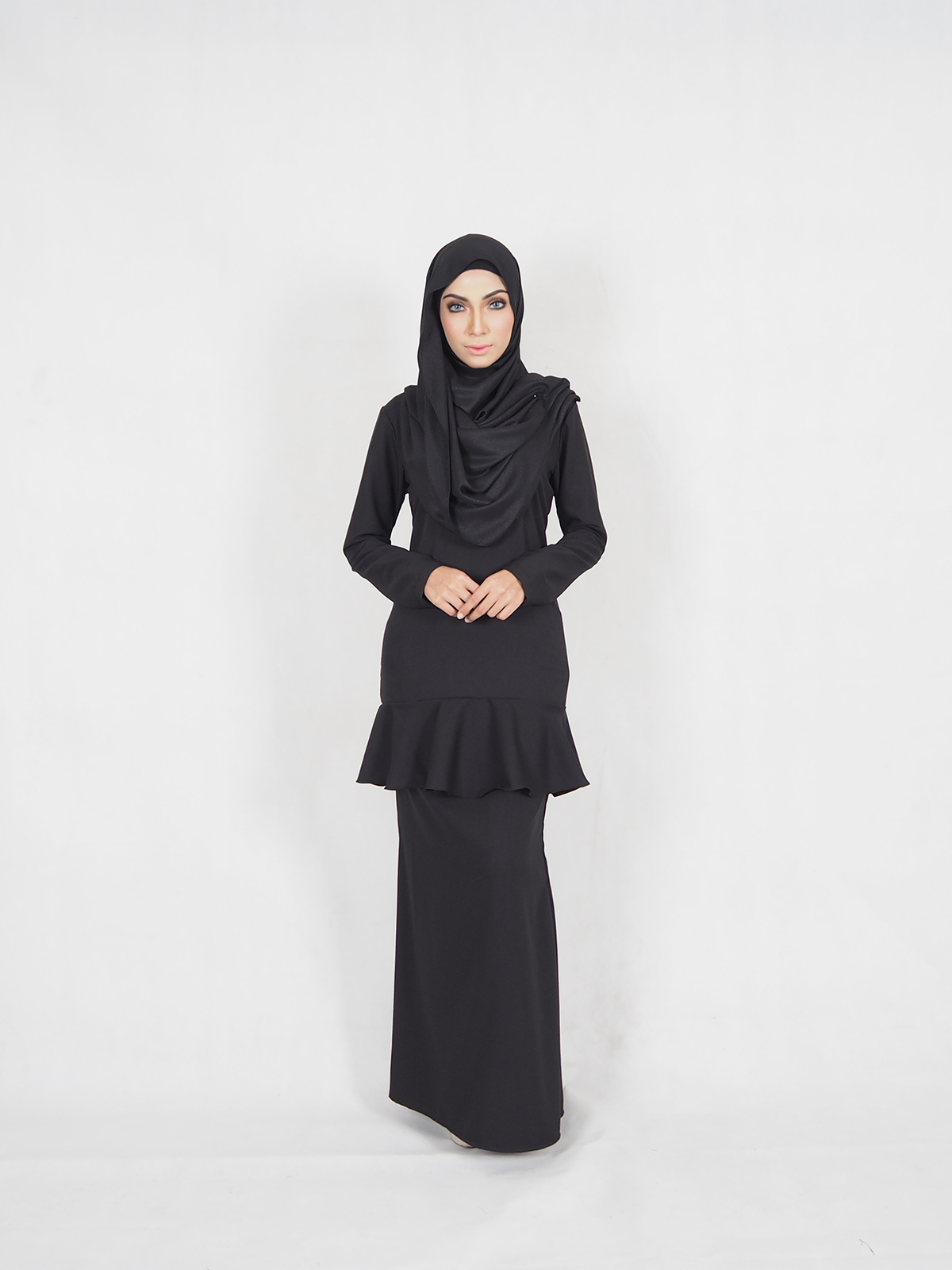 SW4418 Baju Kurung (Maternity) Black