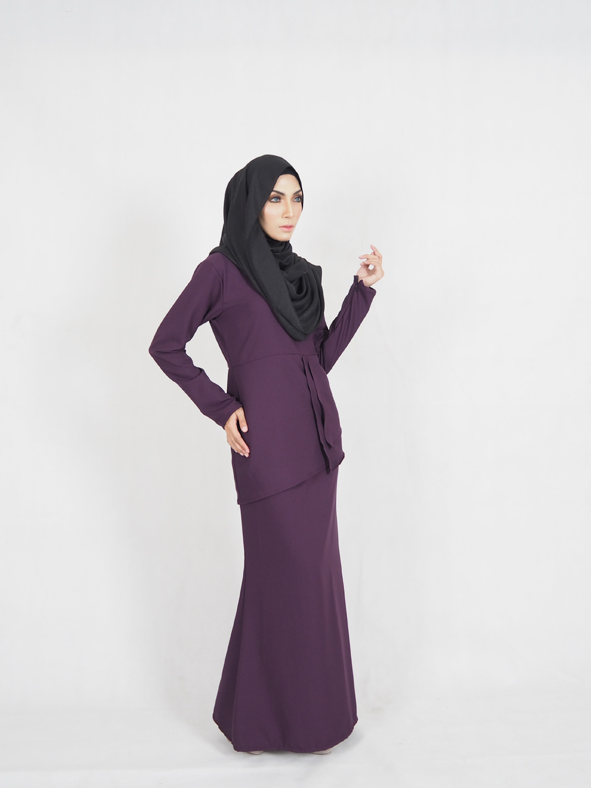 SW4419 Baju Kurung (Maternity) Purple