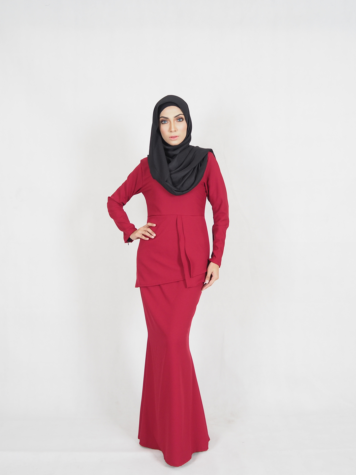 SW4419 Baju Kurung (Maternity) Red