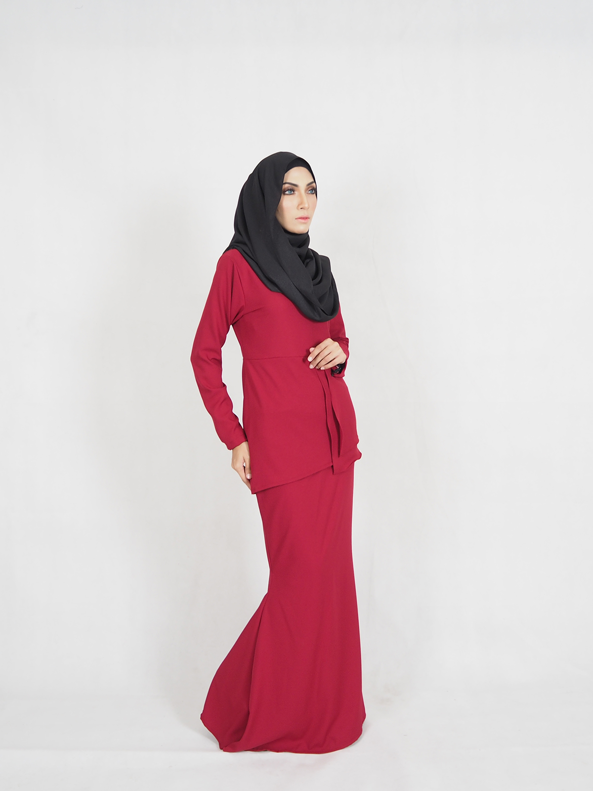 SW4419 Baju Kurung (Maternity) Red