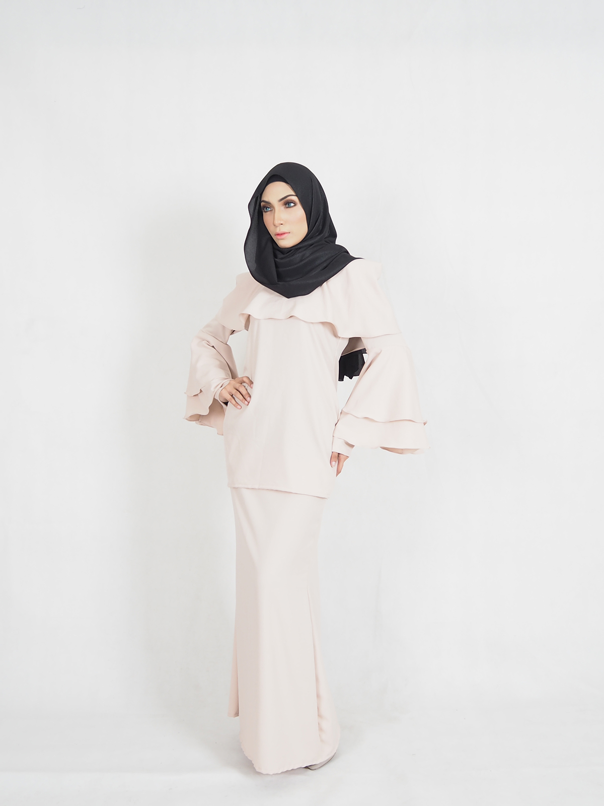 SW4420 baju Kurung (Maternity) Cream