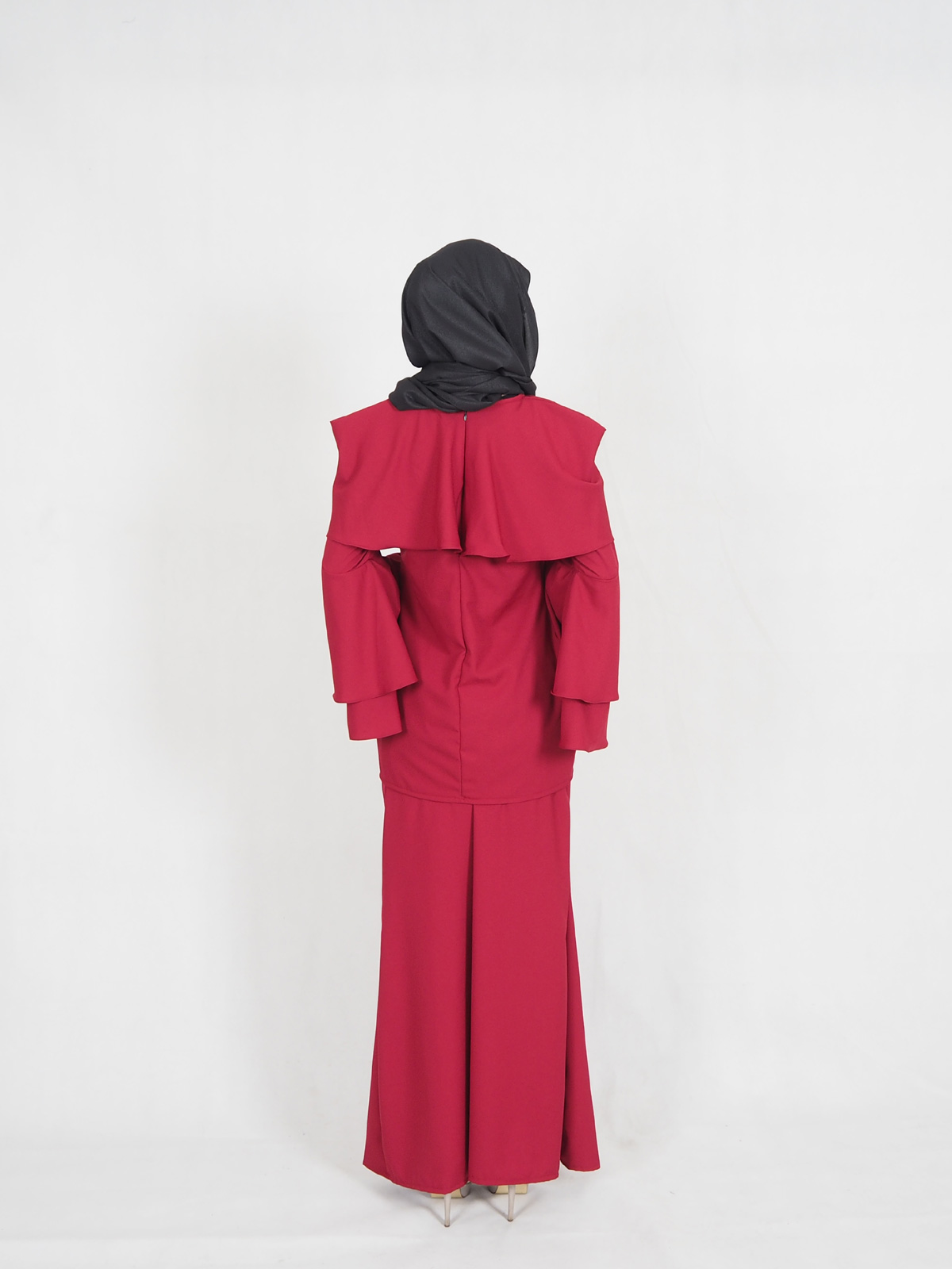 SW4420 baju Kurung (Maternity) Maroon