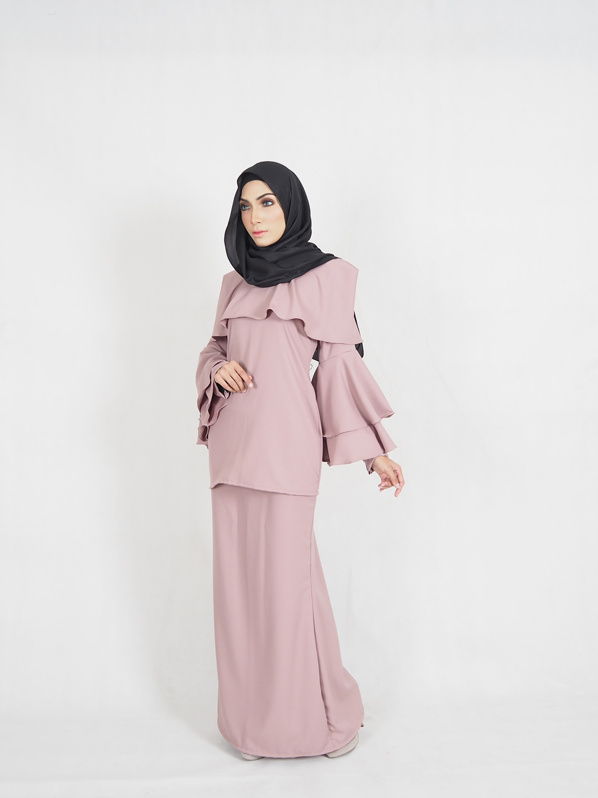 SW4420 baju Kurung (Maternity) Pink