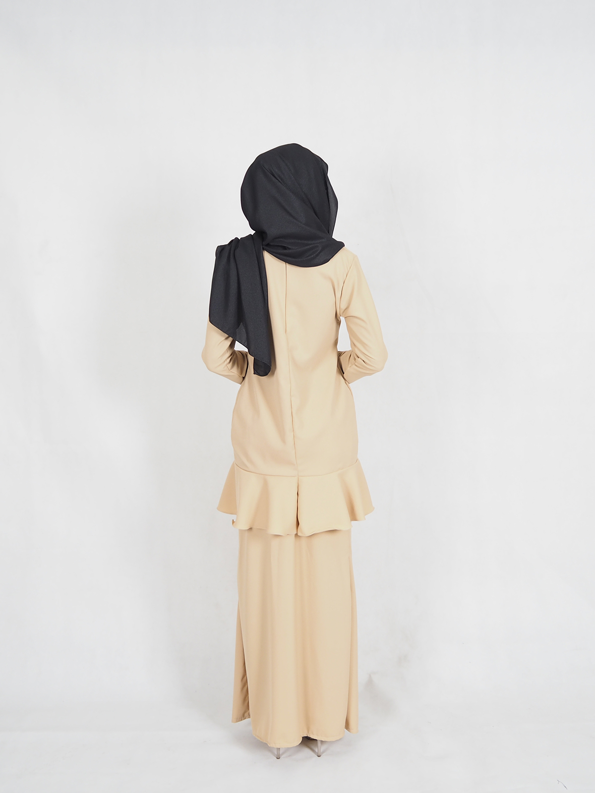SW4427 Baju Kurung (Plus Size Maternity) Dark Brown
