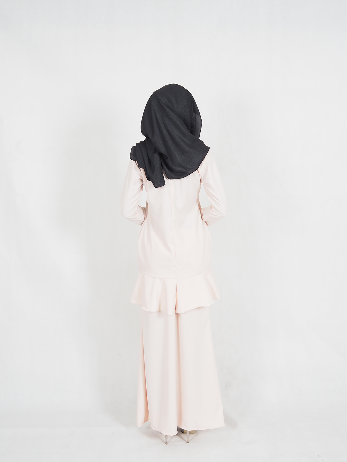 SW4427 Baju Kurung (Plus Size Maternity) Peach