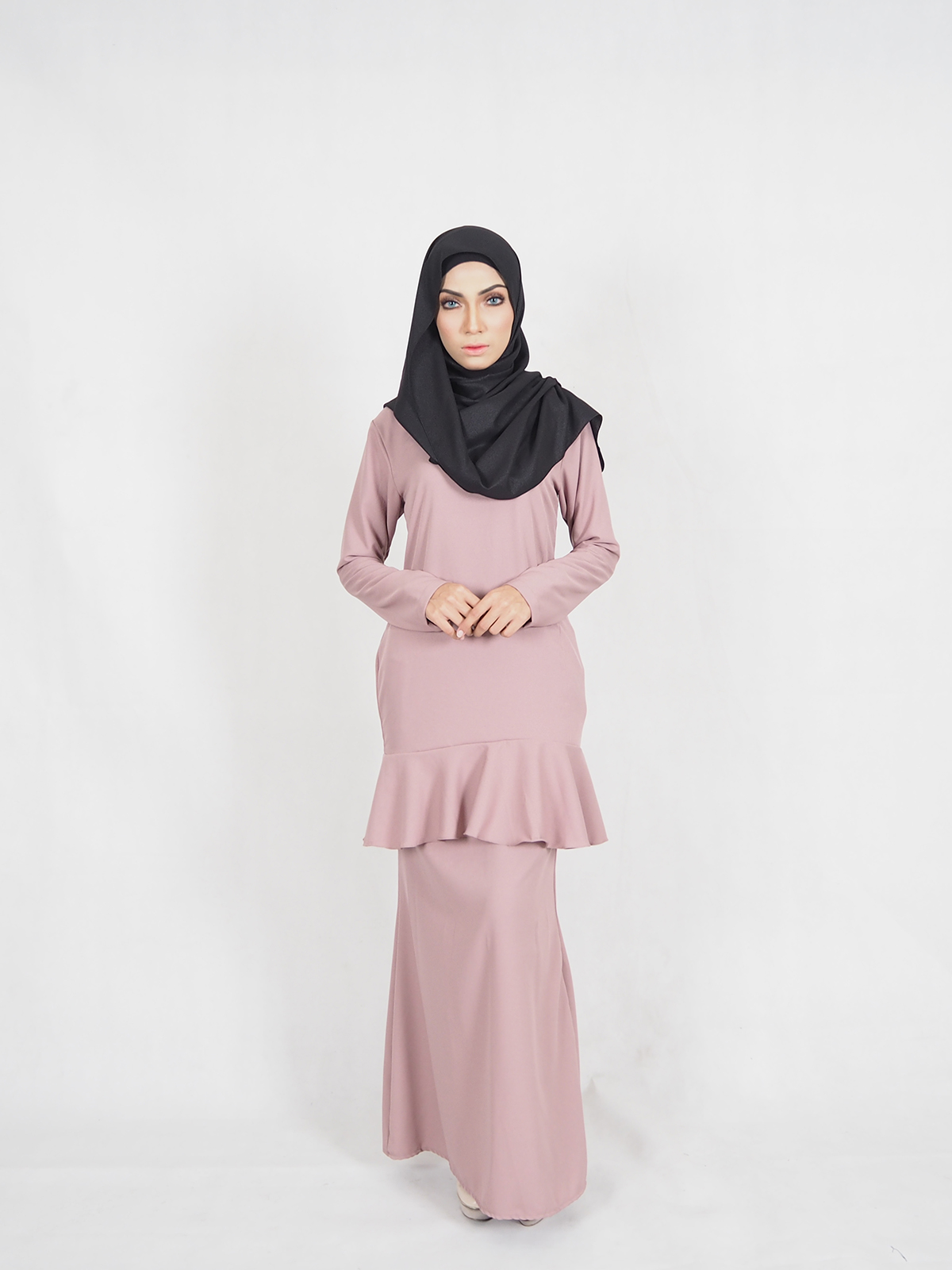 SW4427 Baju Kurung (Plus Size Maternity) Pink