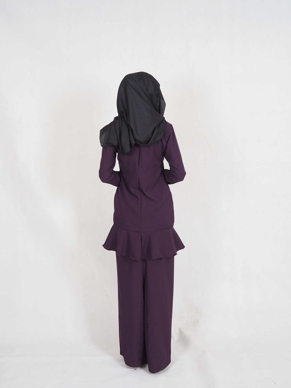 SW4427 Baju Kurung (Plus Size Maternity) Purple