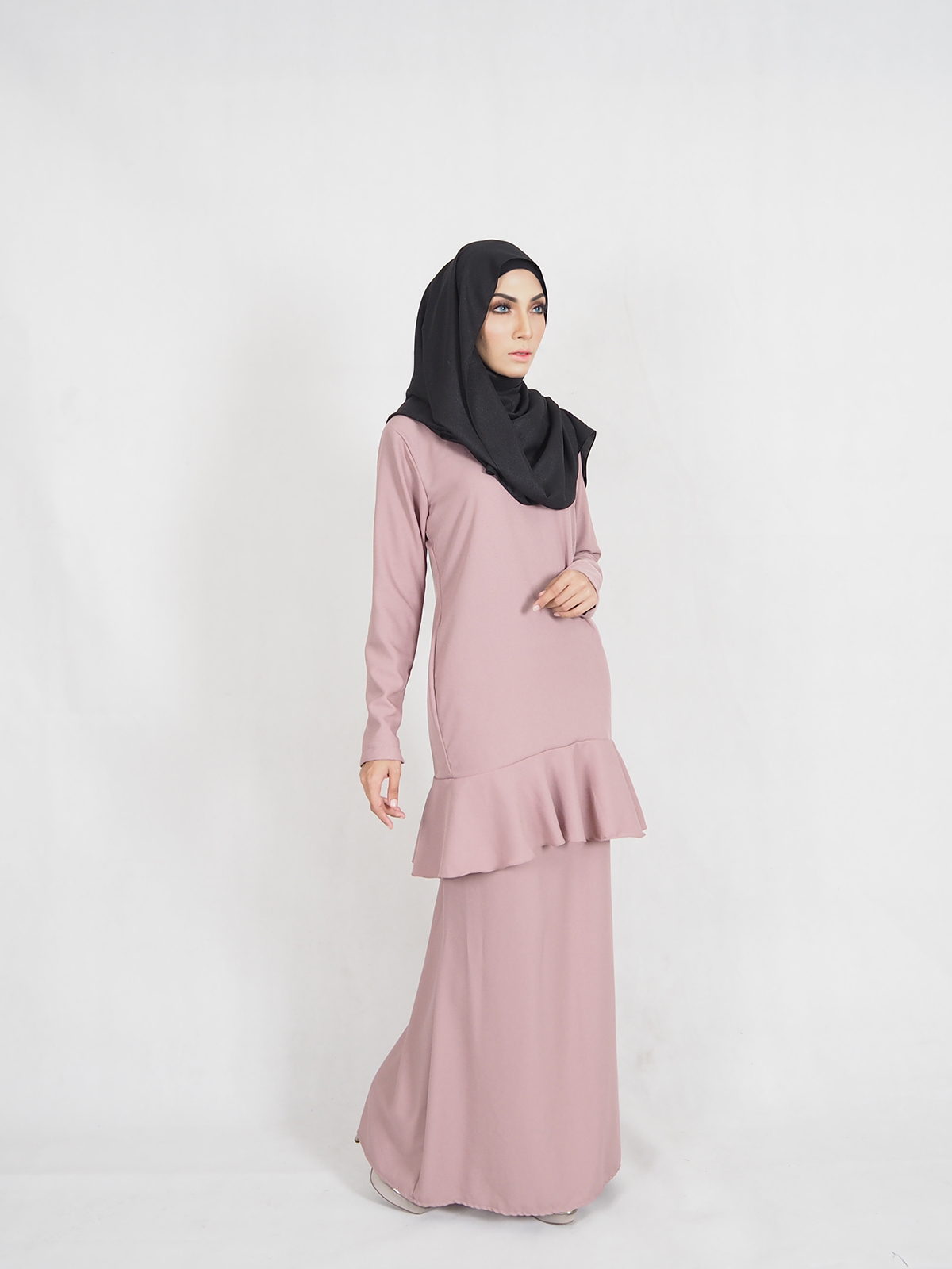 SW4428 Baju Kurung (Plus Size Maternity) Pink