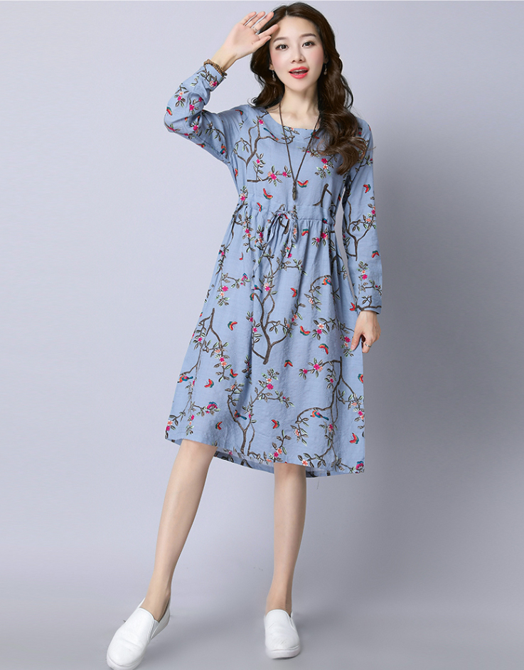 GW1725 Lovely Dress Light Blue