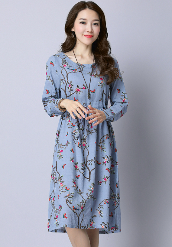 GW1725 Lovely Dress Light Blue