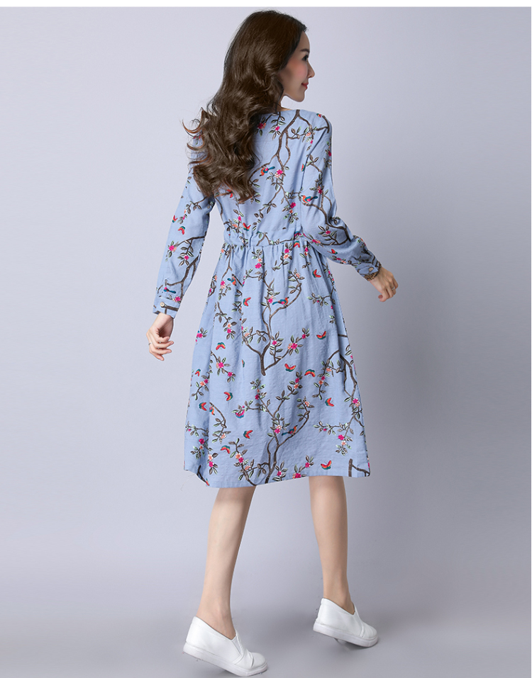 GW1725 Lovely Dress Light Blue