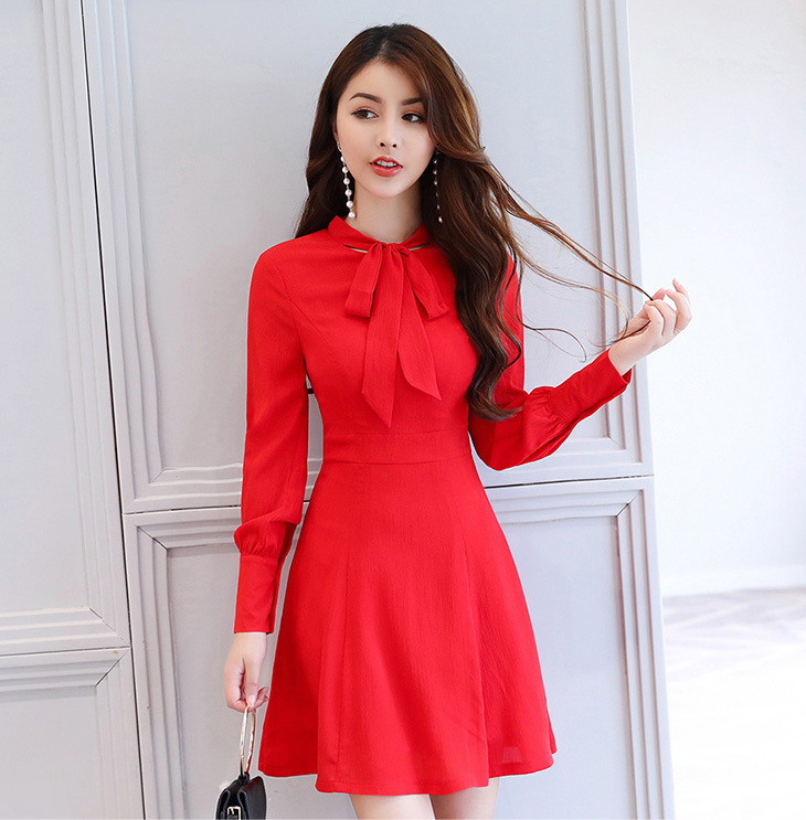 EW2463 Pretty Dress Red