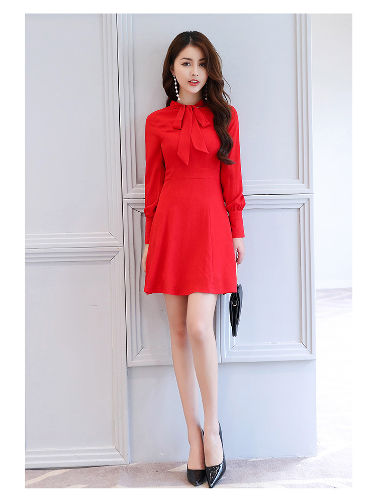 EW2463 Pretty Dress Red