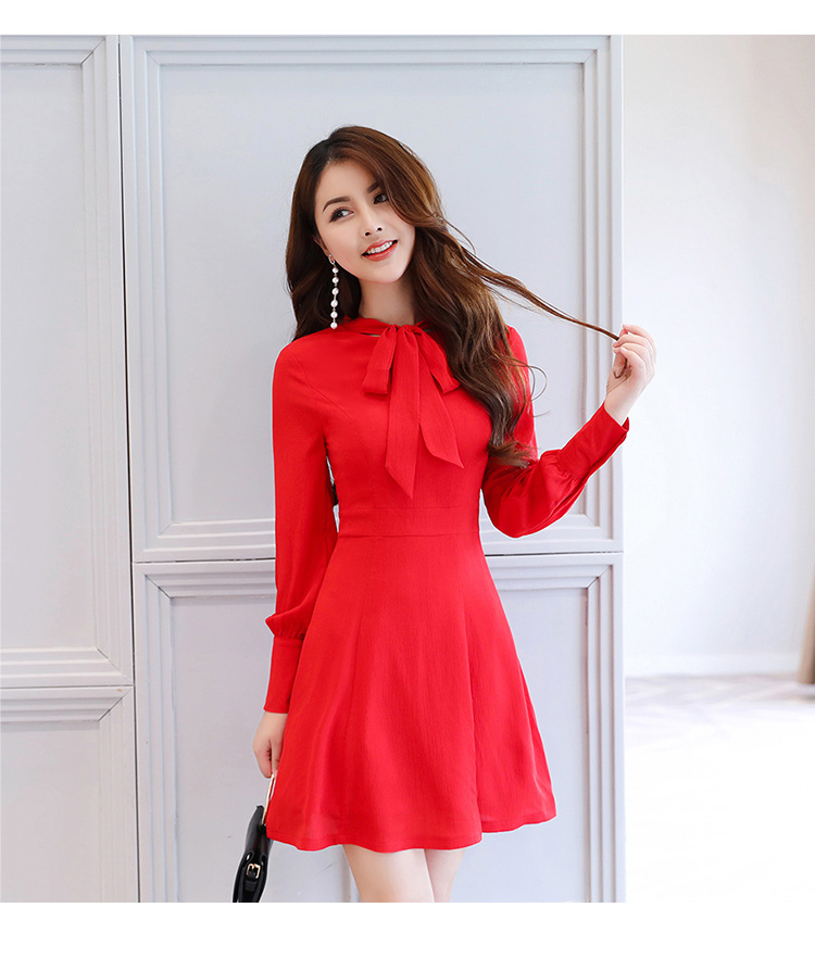 EW2463 Pretty Dress Red