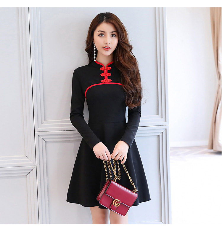 EW2464 Stylish Dress Black