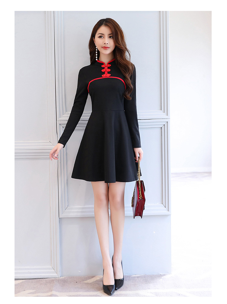 EW2464 Stylish Dress Black